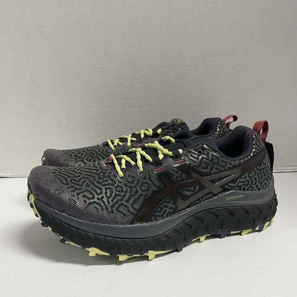 ASICS Trabuco Max Chaos Slime Brain Dead 1201A371 001 Size 9.5 Black Lime Runner main image 4